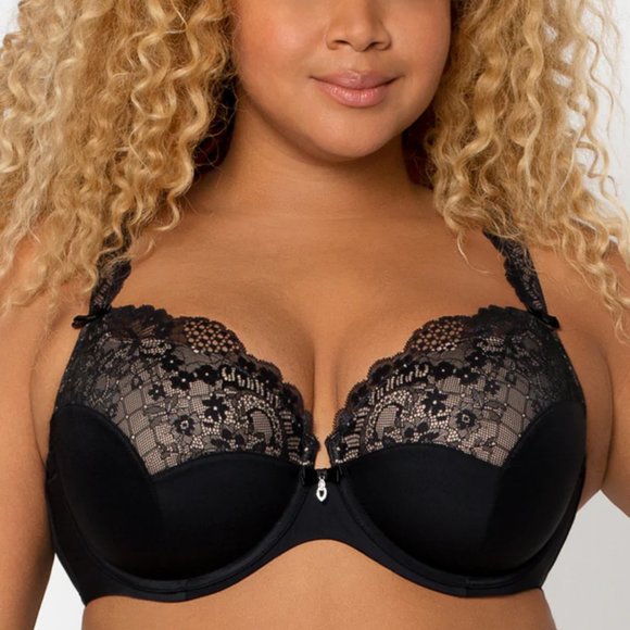 Curvy Couture - Tulip Lace Push Up 38H - Picture 1 of 15